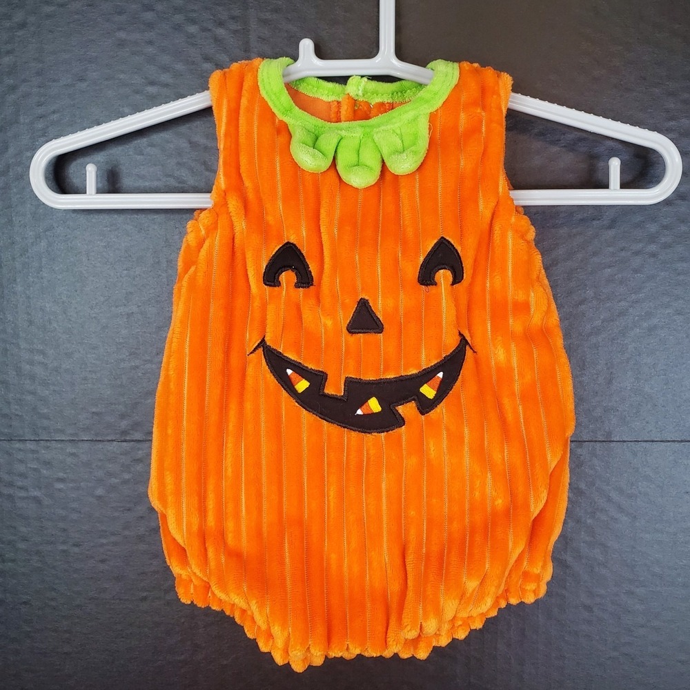 Baby Starters Pumpkin Baby‎ Infant  Halloween Costume Size 3 Mos, 8-12.5 Lbs